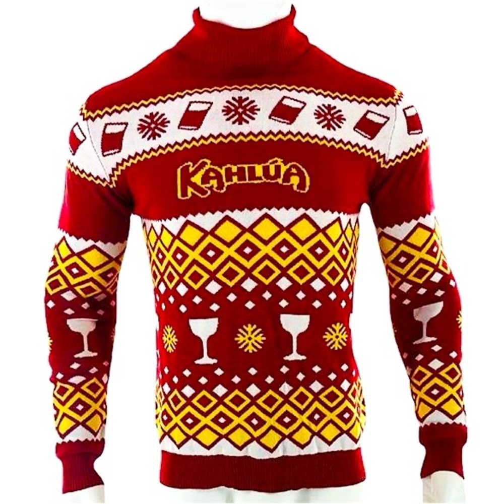 NWOT Kahlua Size XL (Unisex) Oversized Turtleneck Knit Sweater